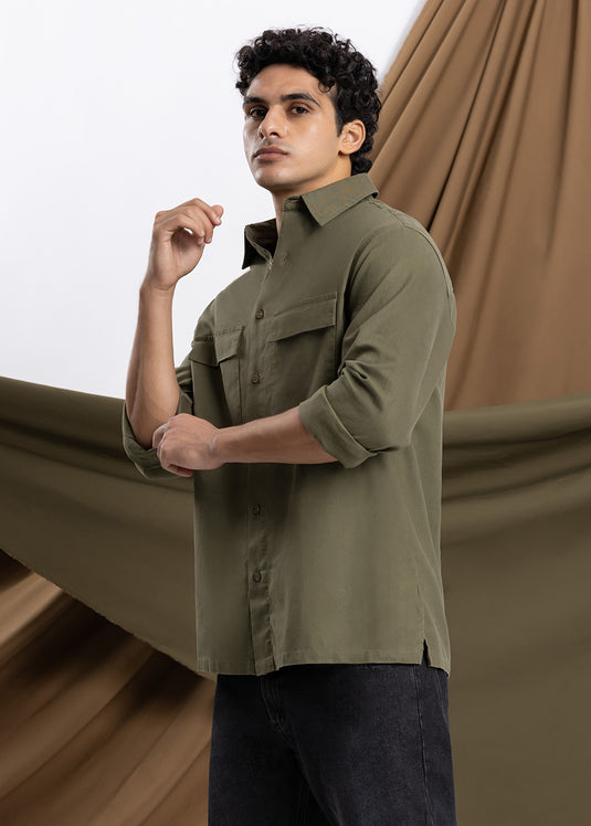 Linen Comrade L/S Shirt