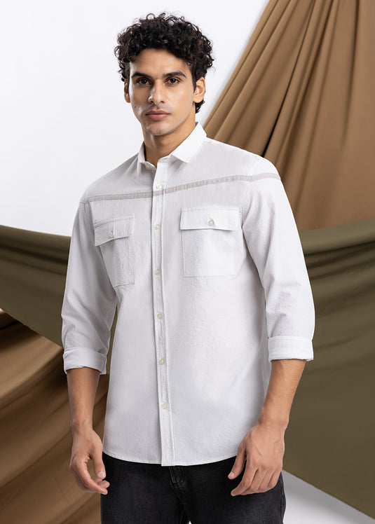 Casual Wear Check Detailed L/S Shirt