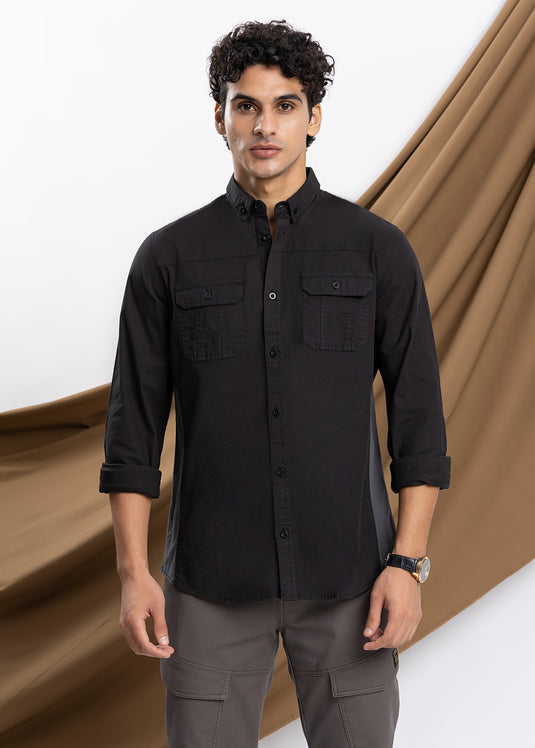 Casual Wear Heavy Washed L/S Shirt