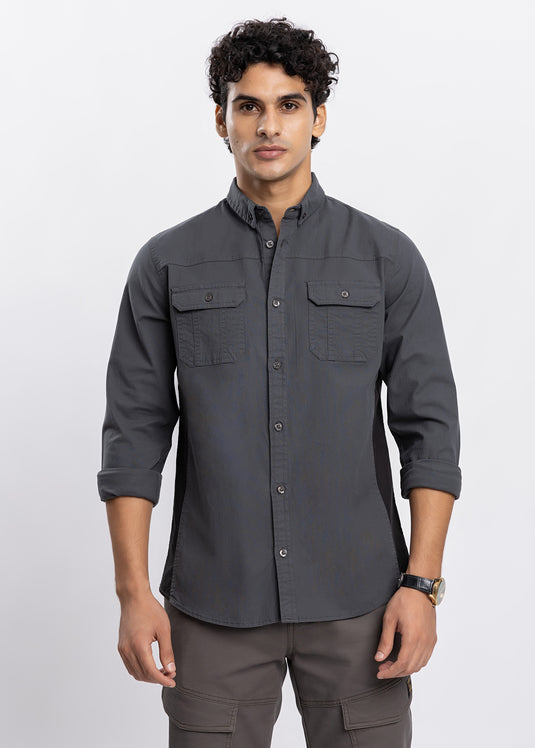 Casual Wear Heavy Washed L/S Shirt