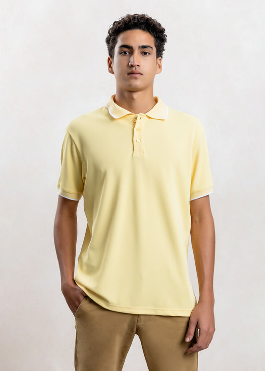 Waffle Polo T-Shirt