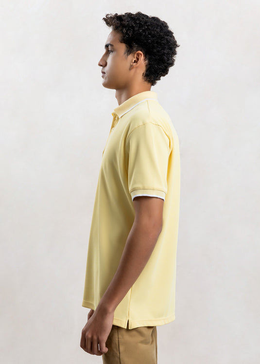 Waffle Polo T-Shirt