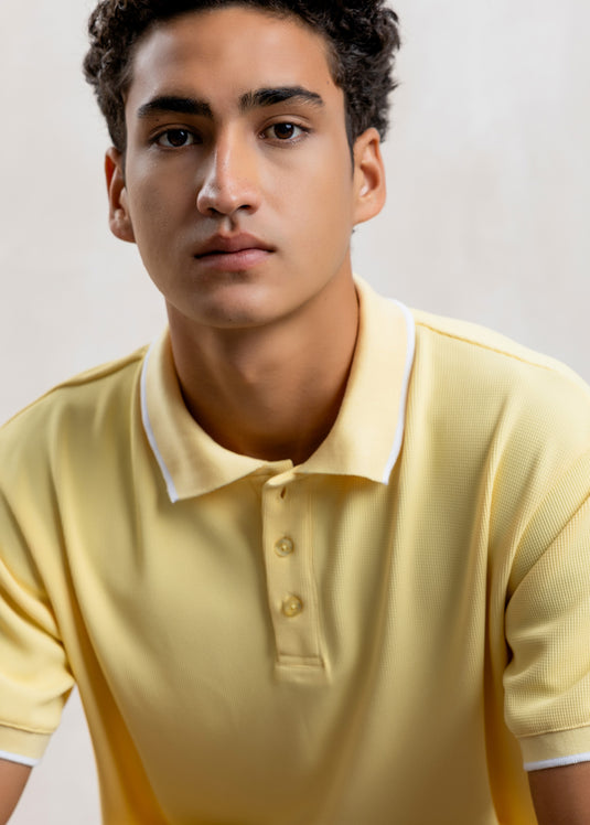 Waffle Polo T-Shirt