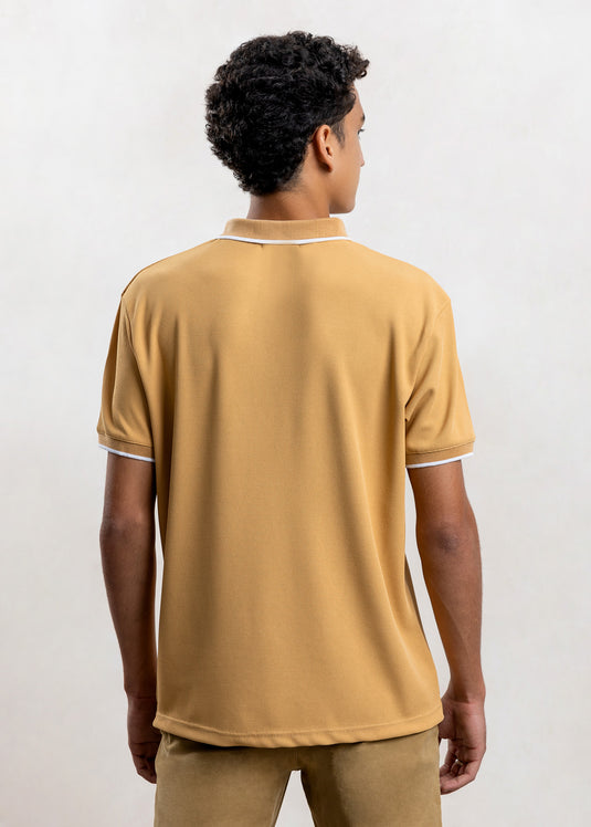 Waffle Polo T-Shirt