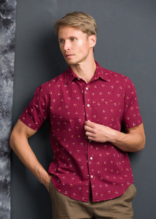 CASUAL WEAR PRINTED S/S SHIRT