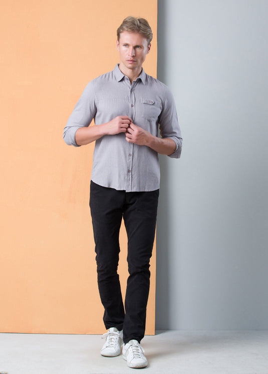 DETAILED CASUAL WEAR SHIRT