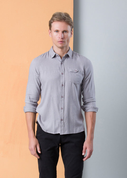 DETAILED CASUAL WEAR SHIRT