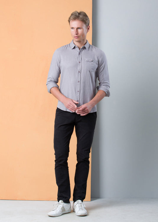 DETAILED CASUAL WEAR SHIRT