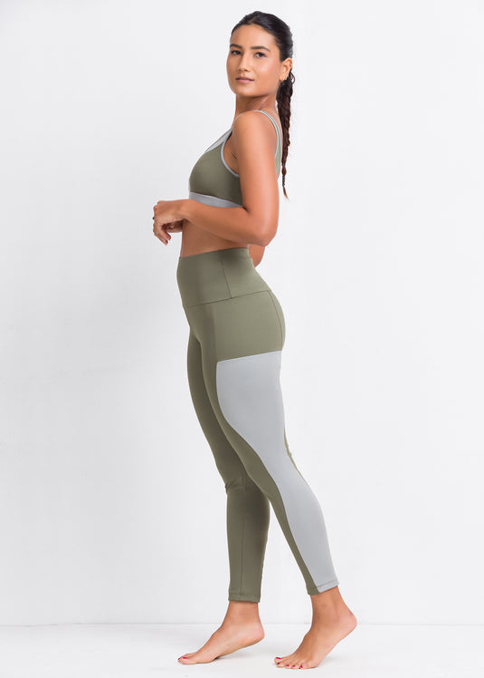 Contrast workout legging