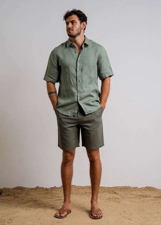 Linen Spencer S/S Shirt