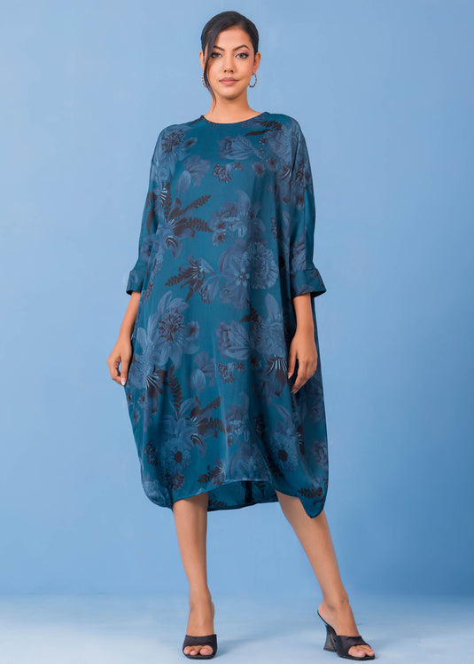 Round Neck Kaftan Dress