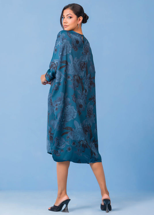 Round Neck Kaftan Dress