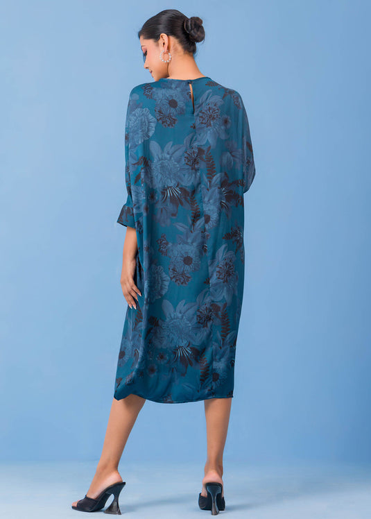 Round Neck Kaftan Dress