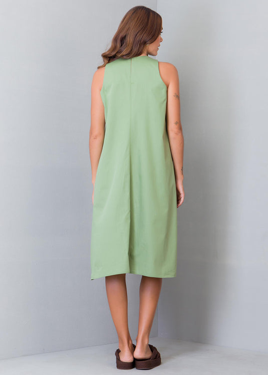 Sleeveless Trapeze Dress