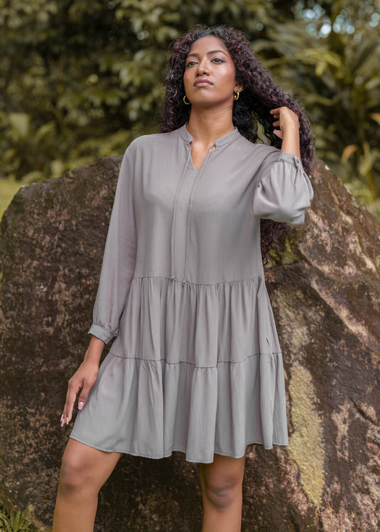 Tiered Panel Dress