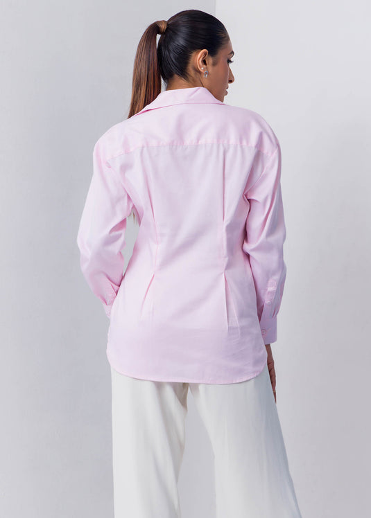 Long Sleeve Blouse With Side Detail