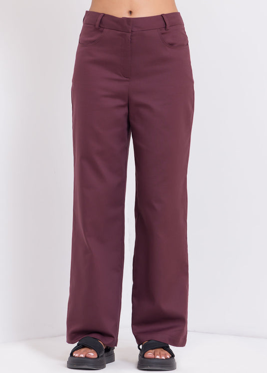 Straight Leg High Waist Pant