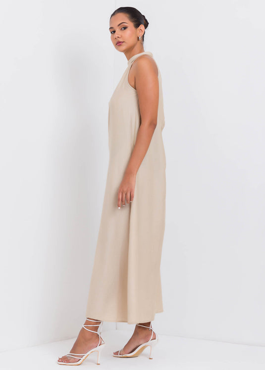 Halter Neck Maxi Dress