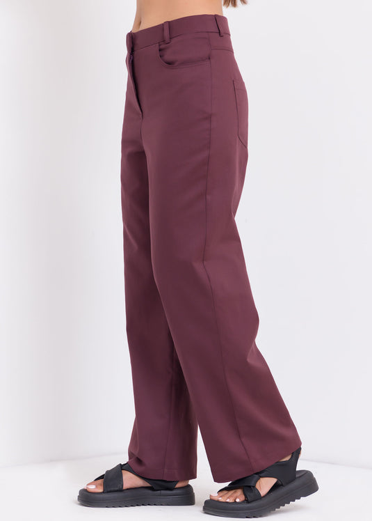 Straight Leg High Waist Pant