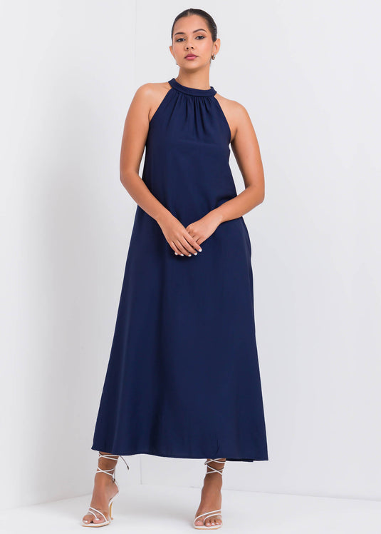 Halter Neck Maxi Dress