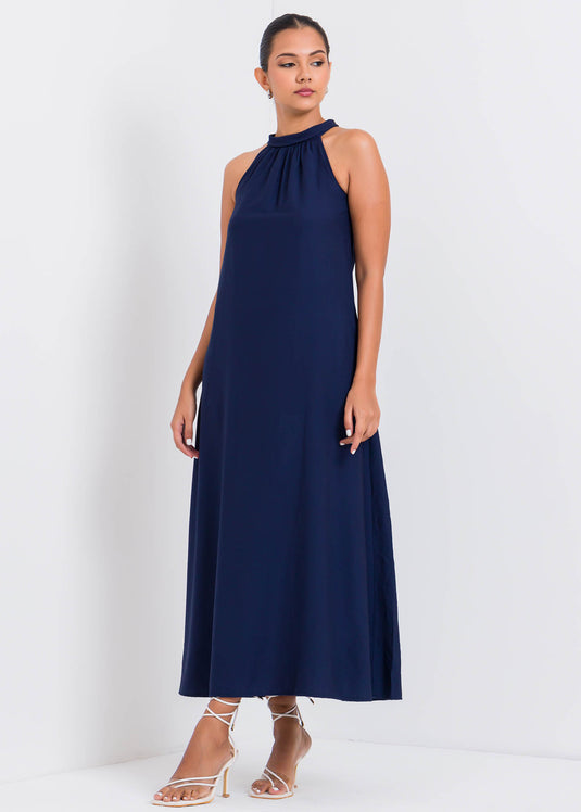 Halter Neck Maxi Dress