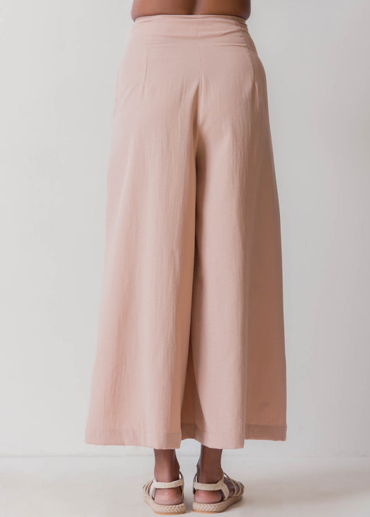 Wide Leg Pant With Pleats