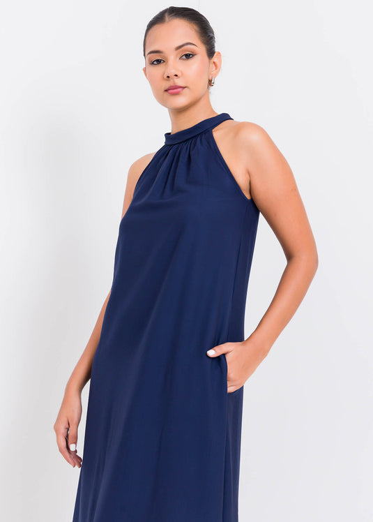 Halter Neck Maxi Dress