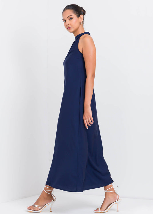 Halter Neck Maxi Dress