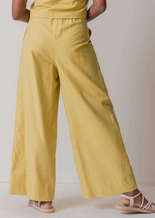 Wide Leg Pant With Pleats