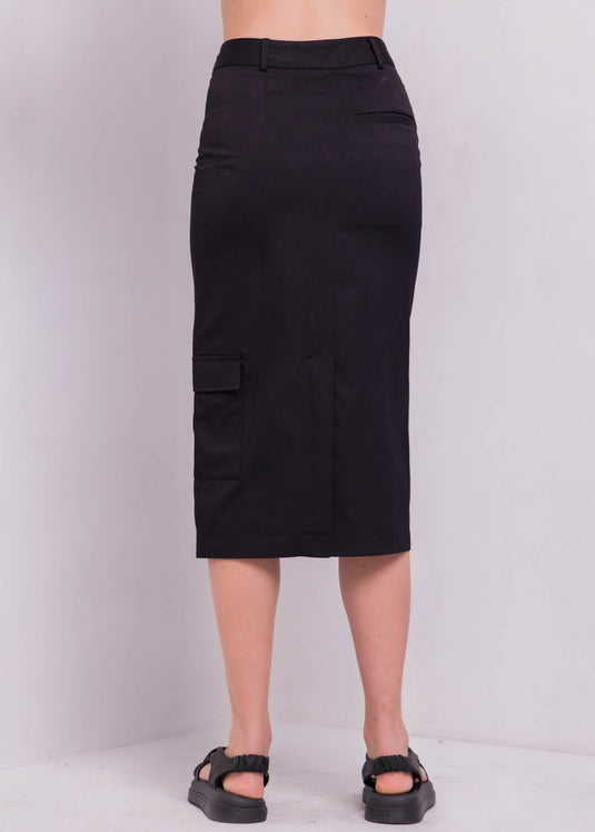 Fitted Skirt With Pocket