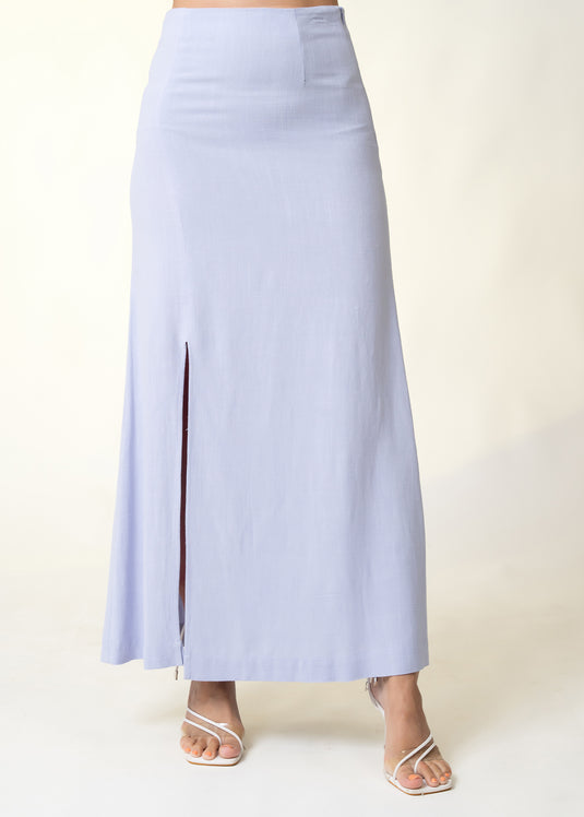 Basic Skirt With Front Slit