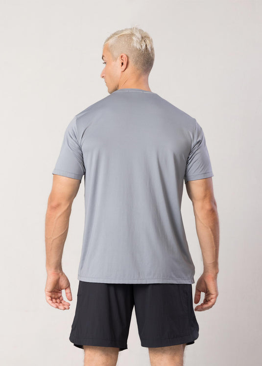 Active Wear T-shirt With  Mesh Detailed