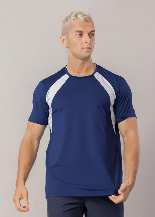 Active Wear T-Shirt With  Front Contrast