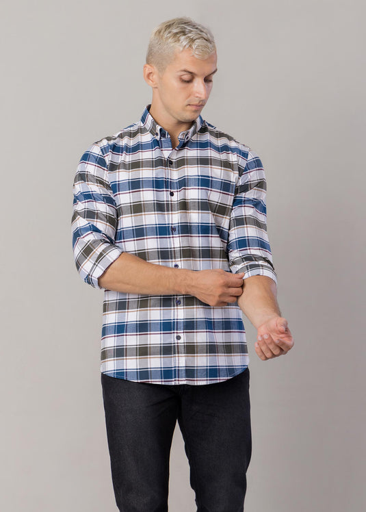 Casual Wear Check L/S Shirt