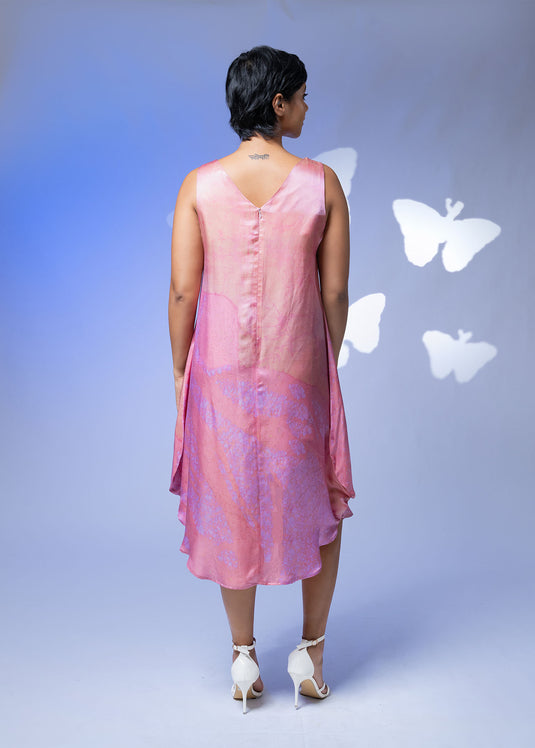 Batik Butterfly Inspired Sleeveless Dress