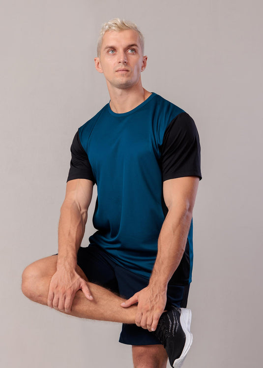 Sleeve Contrast Active Wear T-Shirt