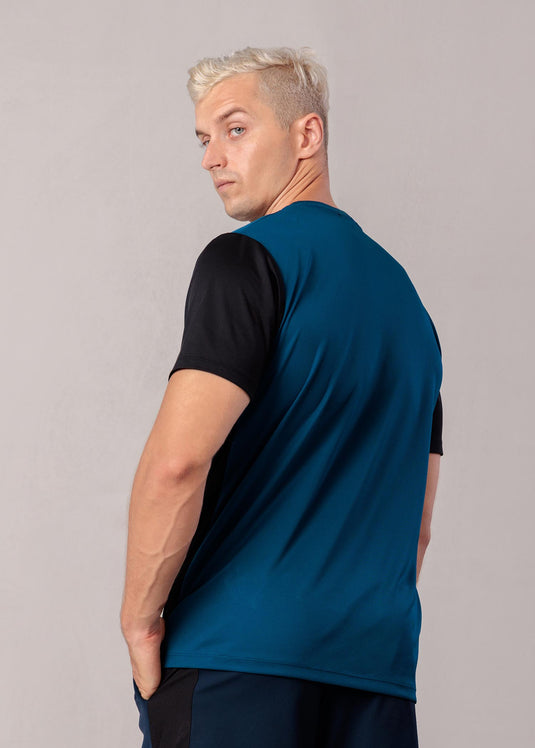 Sleeve Contrast Active Wear T-Shirt