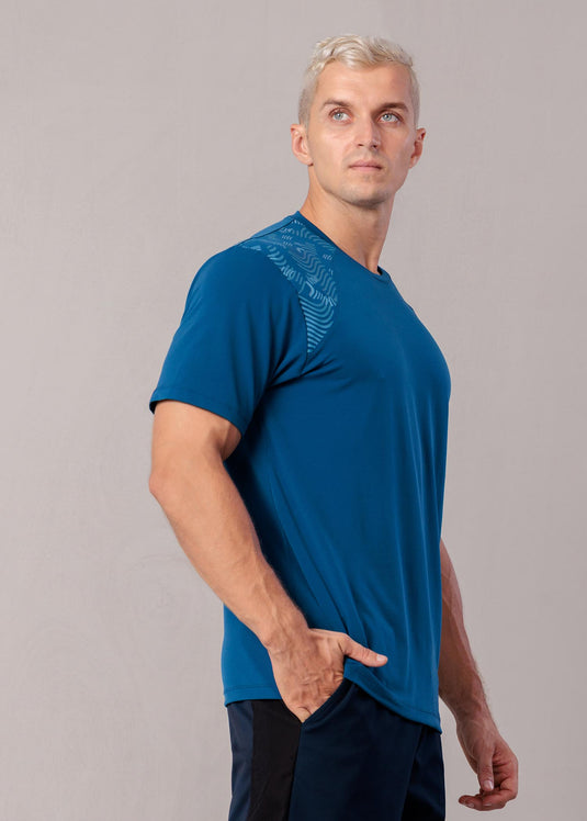 Reflective Printed Active Wear T-Shirt