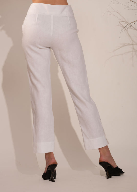 Button Detailed Tailored Pant