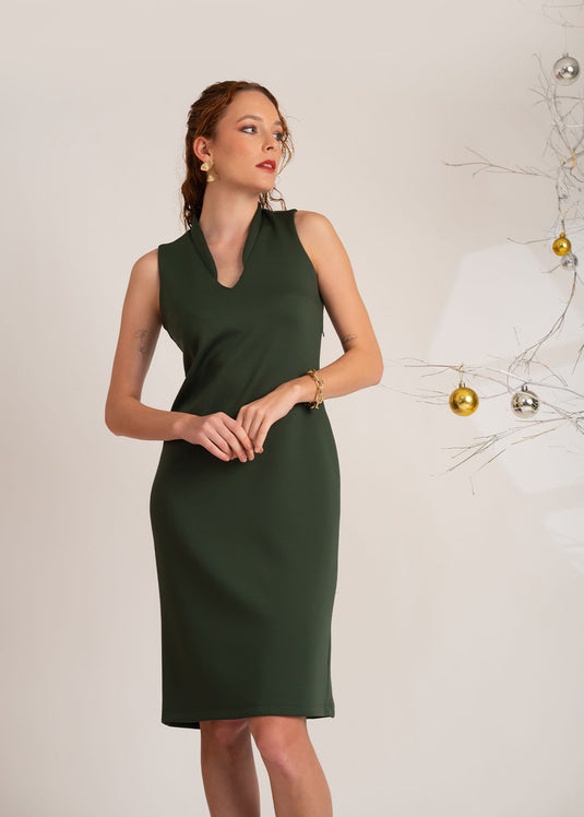 Sleeveless Sheath Dress