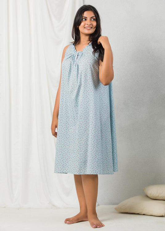 Frill detailed nightgown