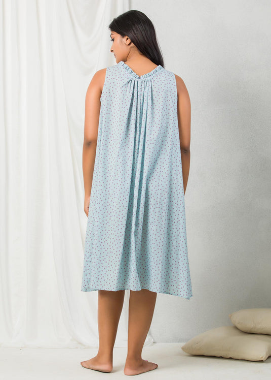 Frill detailed nightgown