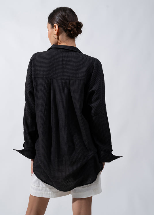 Oversize Shirt With Wide Cuff