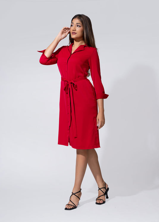 Long Sleeve Shirt Dress