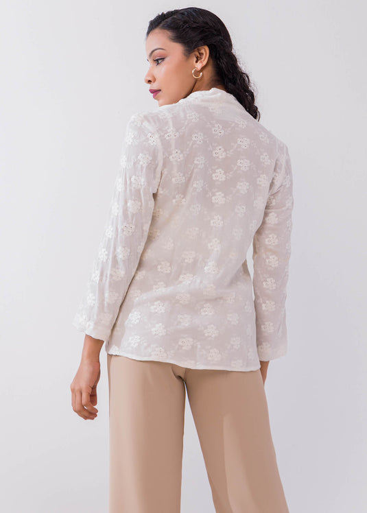 Blouse With Yoke Detail