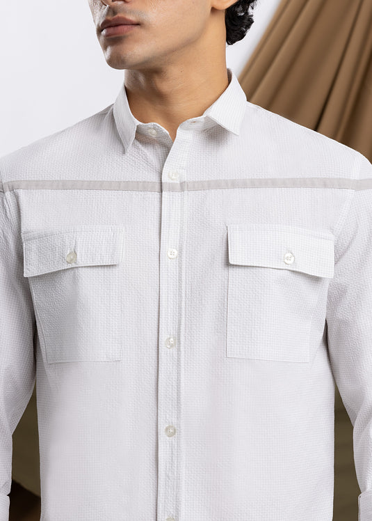 Casual Wear Check Detailed L/S Shirt