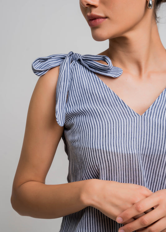 Crop Top With Shoulder Ties