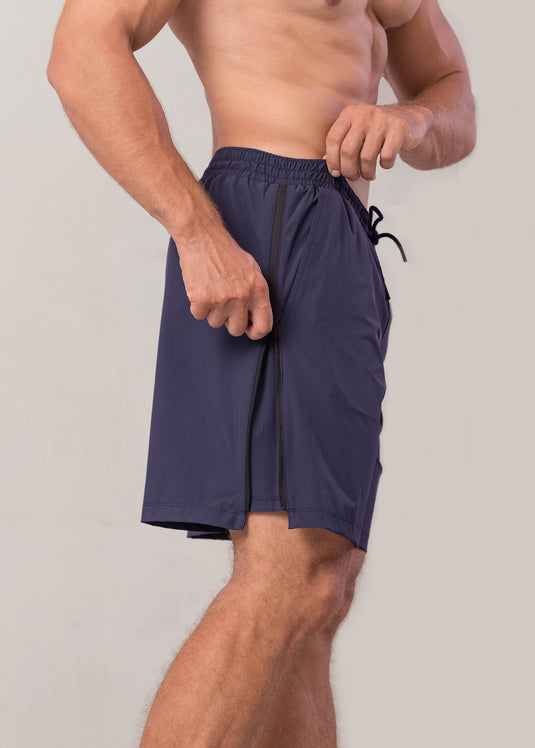 Active Wear Side Zipper Short