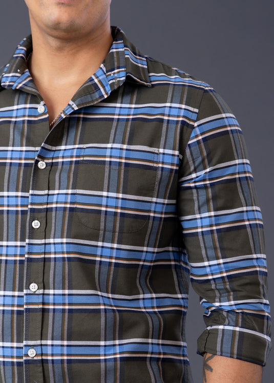 Casual Wear Check L/S Shirt