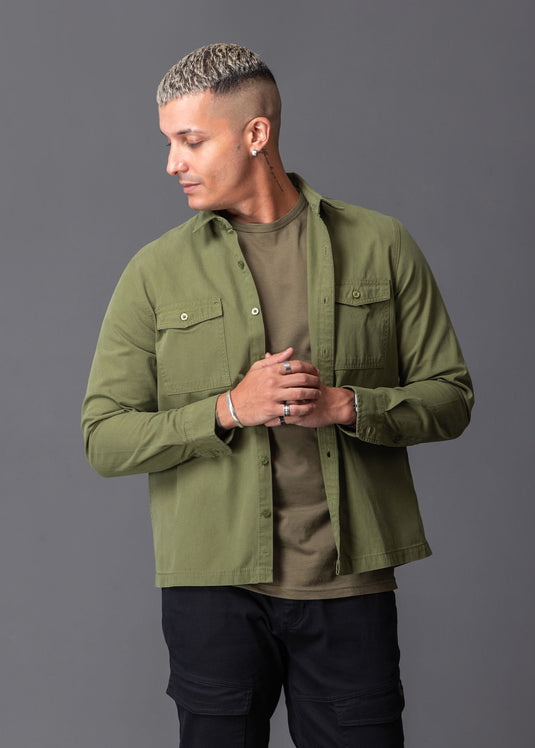 Casual Wear Double PKT Overshirt